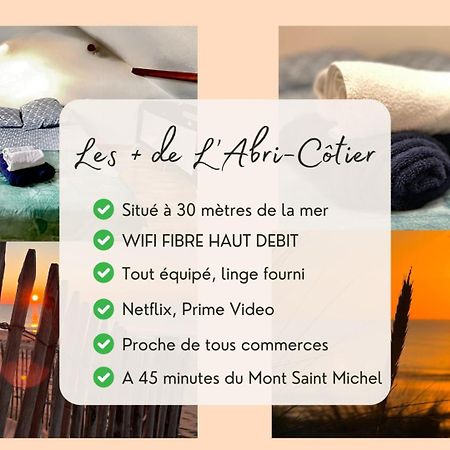 L'Abri-Cotier A 30 Metres De La Mer Annoville Exteriér fotografie