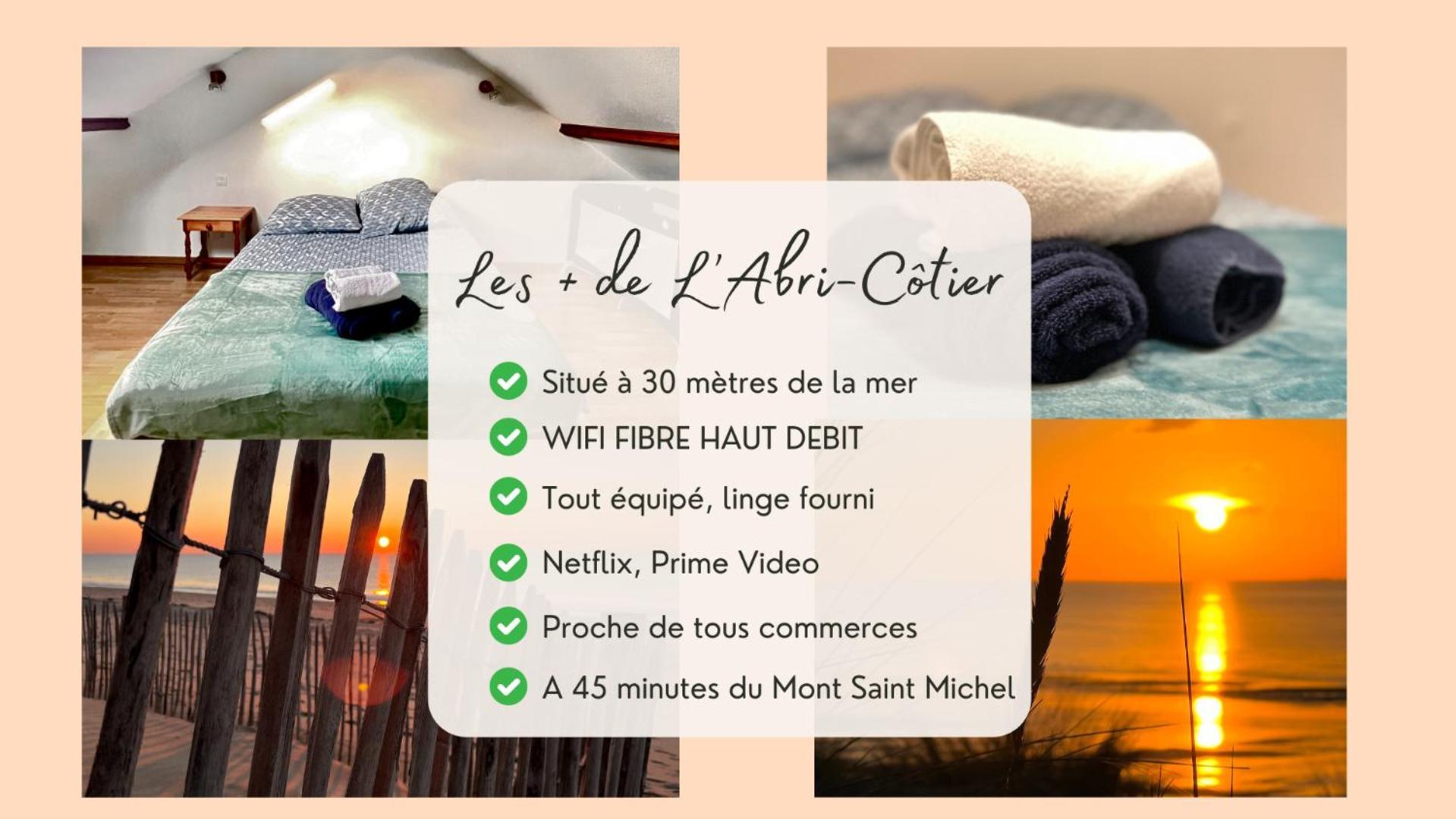 L'Abri-Cotier A 30 Metres De La Mer Annoville Exteriér fotografie